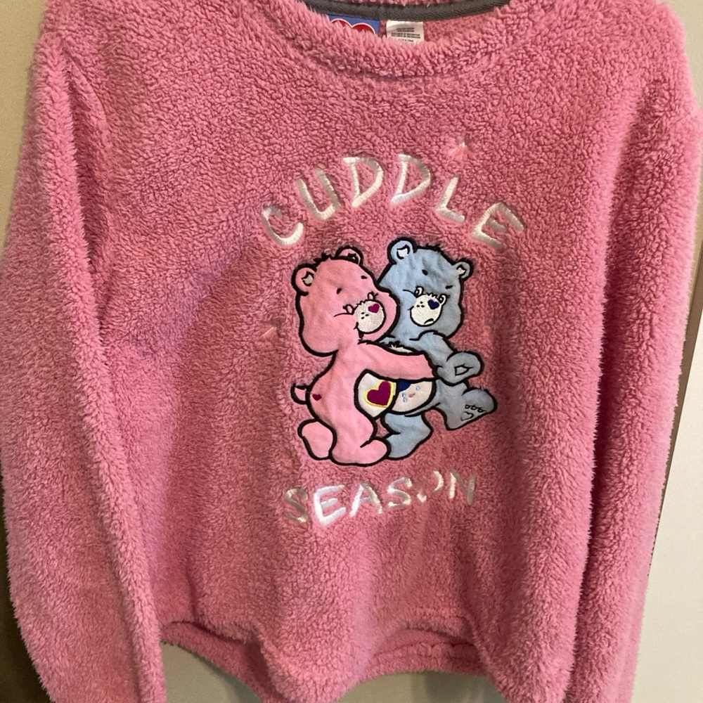 Care Bears Pullover Sherpa Sweatshirt Cuddle Season XLarge Ladies - Picture 2 of 6